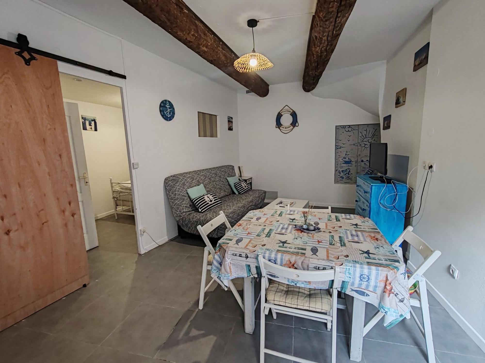 Апартаменты Joli T2 Ambiance Nautique Climatise Et Bien Situe Марсейан Экстерьер фото